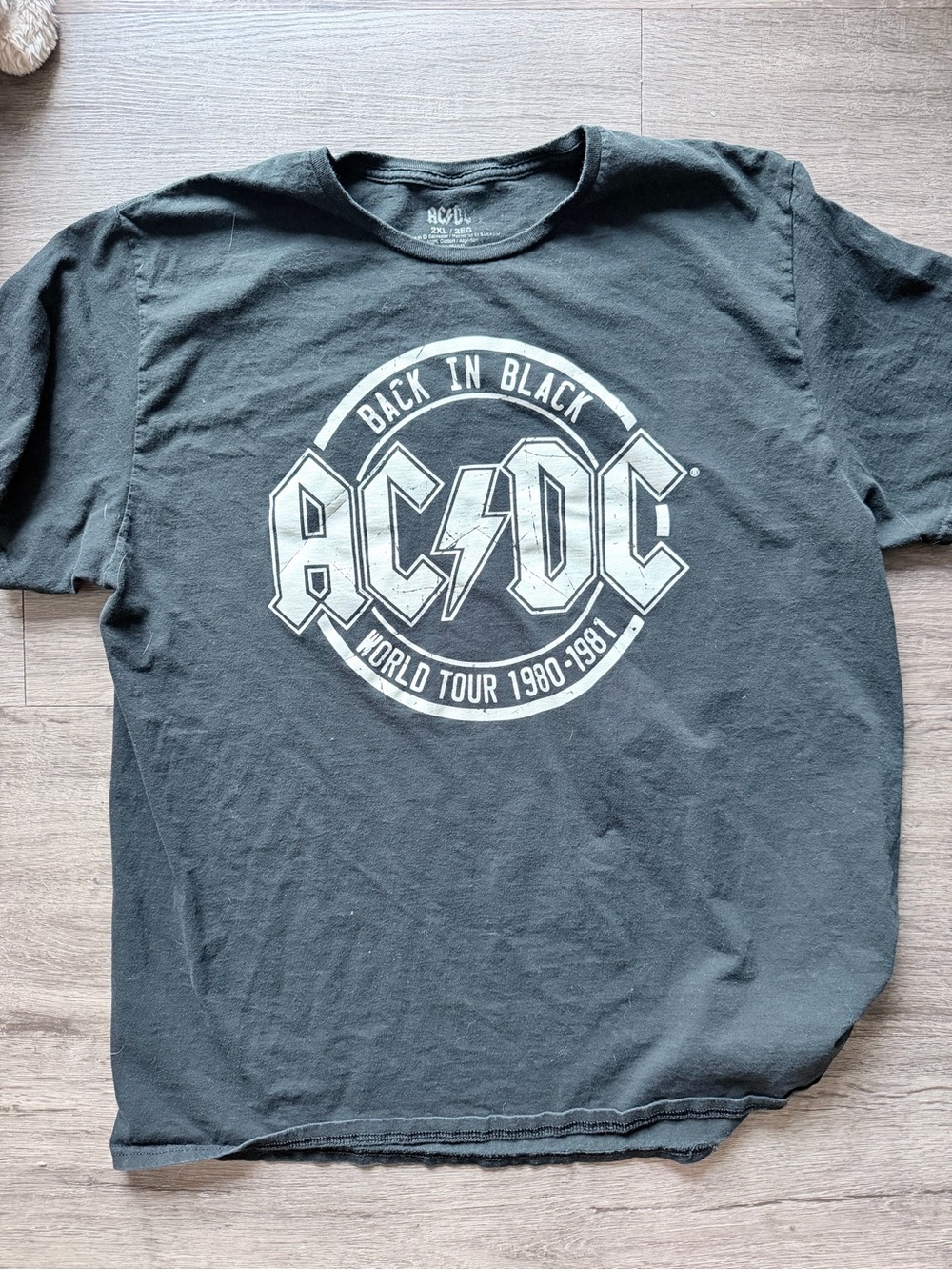 AC/DC Back In Black Black Graphic Tee - Men's Shirt